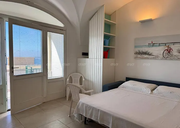 La Turchese Monolocale Frontemare * 산타 마리아 알 바뇨